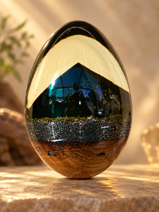 Orgonite personnelle — création originale du Triangle du Savoir